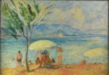 Featured Lot: Henri Lebasque, “Baigneuses (Bathers)”