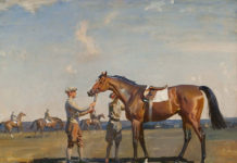 Featured Lot: Sir Alfred James Munnings, “Mon Talisman, Chantilly”