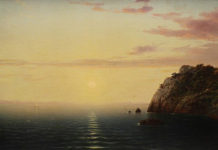 Featured Lot: John Frederick Kensett, “Beacon Rock”