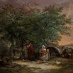 Featured Lot: George Morland, “The Gipsies’ Tent”