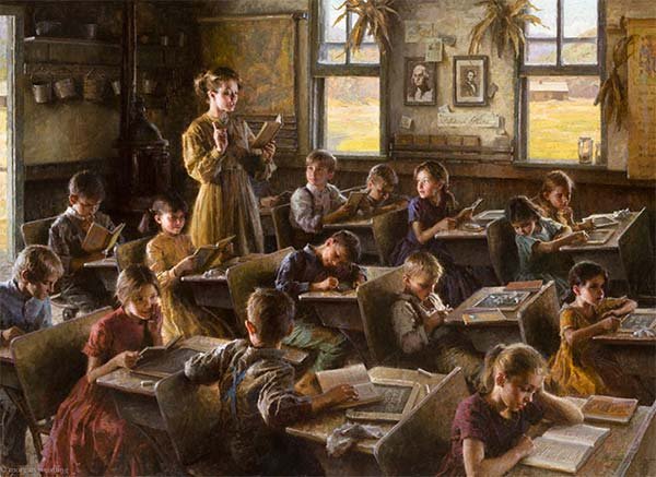 "The Country Schoolhouse" by Morgan Weistling