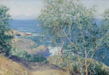 Featured Lot: Guy Rose, “Indian Tobacco Trees, La Jolla”