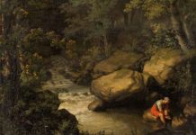 Featured Lot: C.W. Eckersberg, “In the Wooded Landscape”