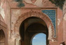 Featured Lot: Jean-Joseph Benjamin-Constant, “Porte de la Kasbah de Tanger”