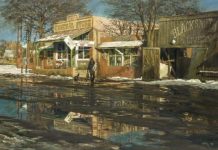 Featured Lot: Clark Hulings, “Old Town”