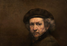 Portrait of the Week: Rembrandt van Rijn, “Self-Portrait with Beret and Turned Up Collar”