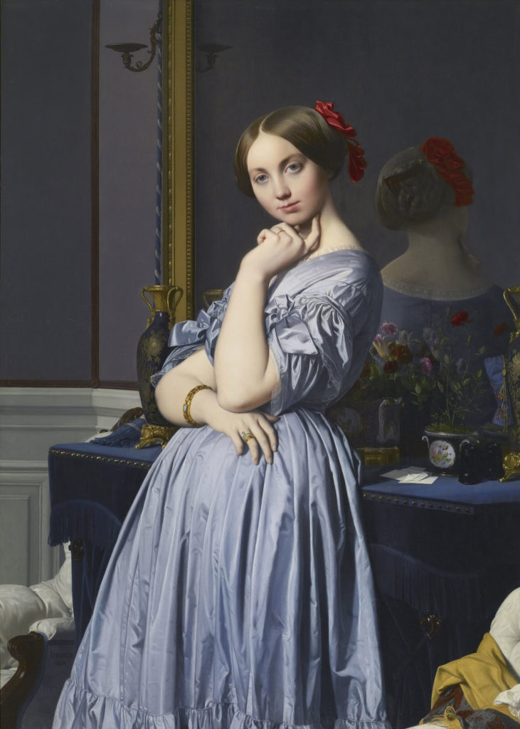 Jean-Auguste-Dominique Ingres, “Louise de Broglie, Countess d’Haussonville,” 1845, oil on canvas, 52 x 36 in. (c) The Frick Collection 2016 