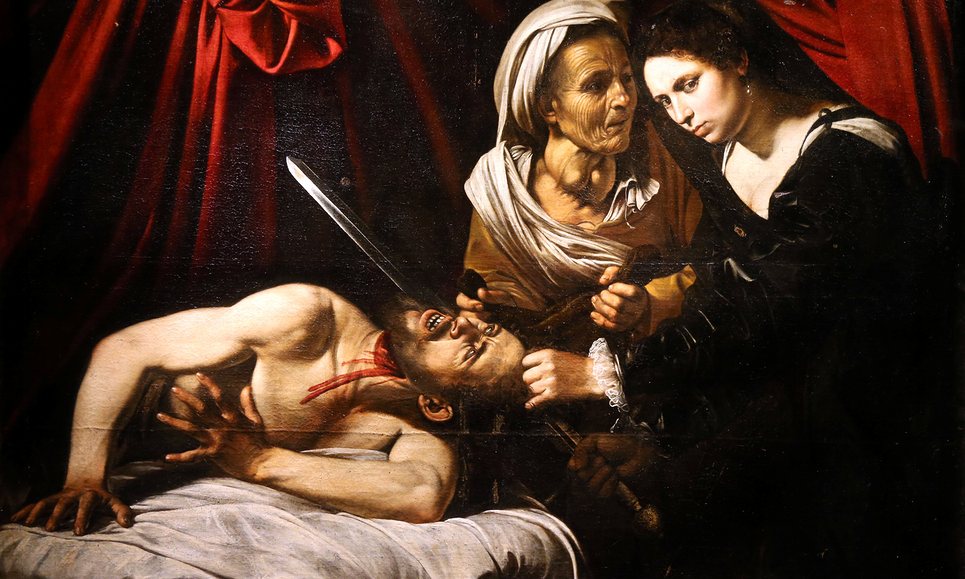 Louis Finson, “Judith Beheading Holofernes,” circa 1605-1610, oil on canvas