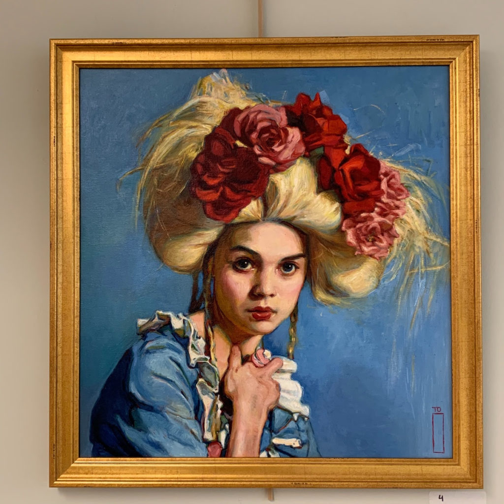 Teresa Oaxaca paintings - Baroque Self Portrait