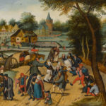 Featured Lot: Pieter Brueghel the Younger, “Return from the Kermesse”