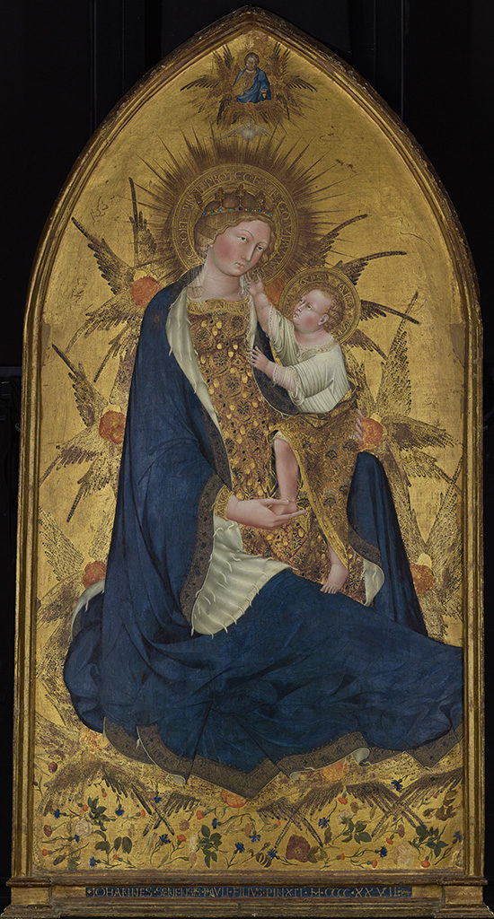 Giovanni di Paolo, “Branchini Madonna,” 1427, tempera and gold leaf on panel, (c) The Norton Simon Foundation, Pasadena 2016