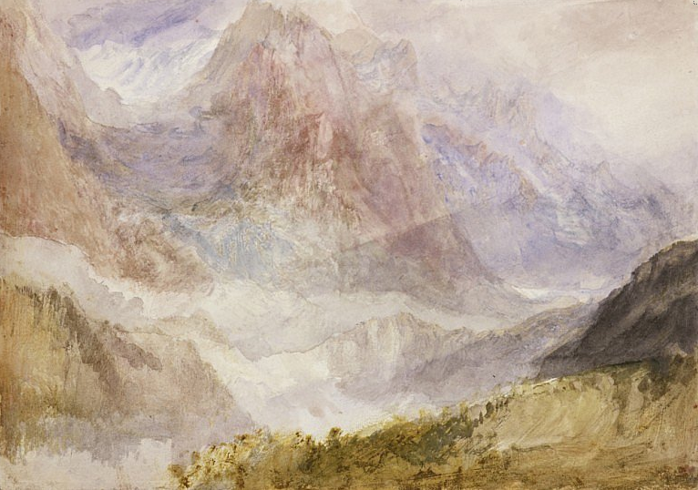 J.M.W. Turner, “Monte Rosa,” 1836, watercolor, (c) National Galleries of Scotland 2017