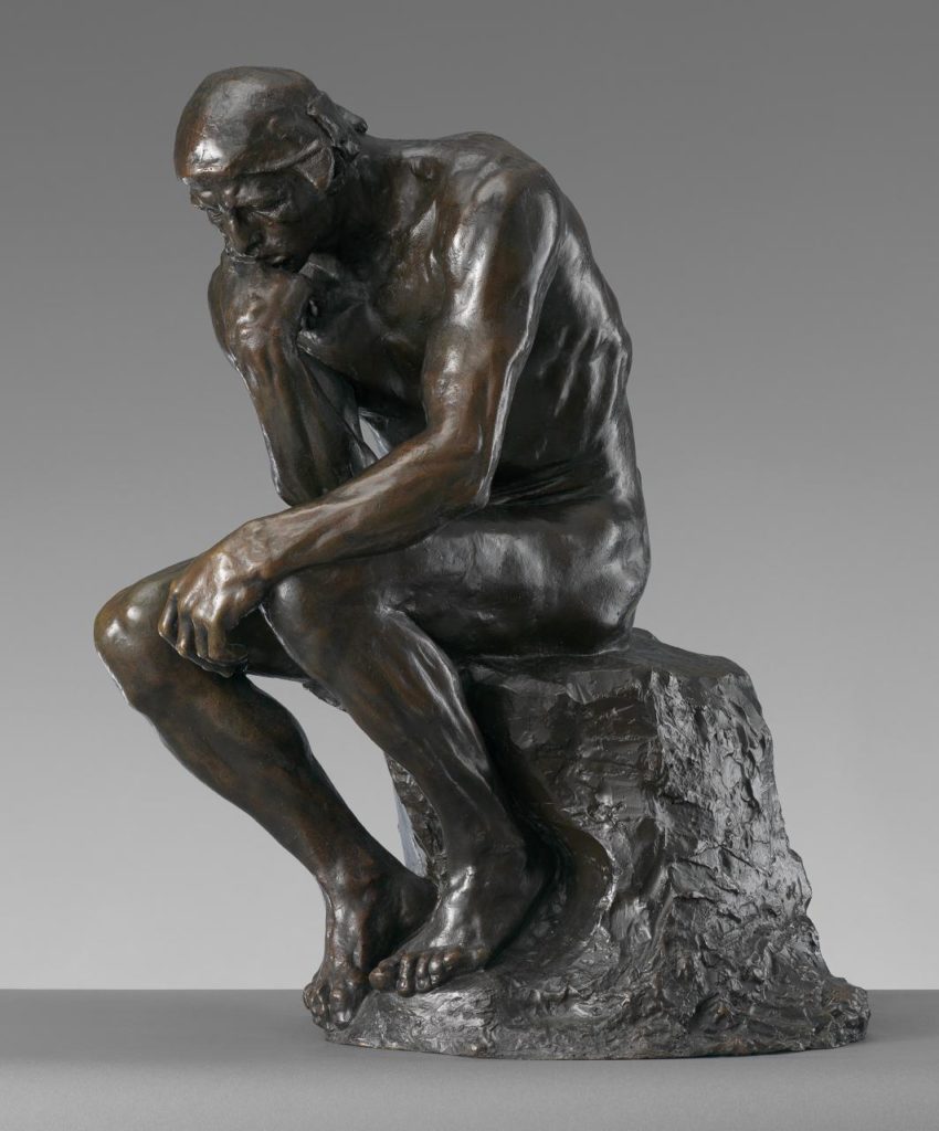 Auguste Rodin, “The Thinker,” circa 1902, bronze, 6’ 2” x 3’ 3” x 4’ 7” © Musée Rodin 2017
