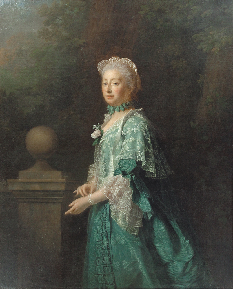 Allan Ramsay, “Augusta, Dowager Princess of Wales,” 1769, oil on canvas, © Collection of H.R.H. Hereditary Prince Ernst August of Hanover