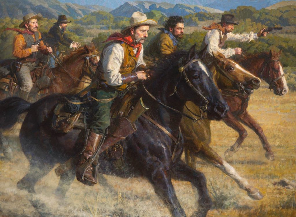 Western art oil paintings