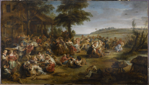 Peter Paul Rubens, “La Kermesse ou Noce de village,” circa 1635-38, oil, Louvre Museum 