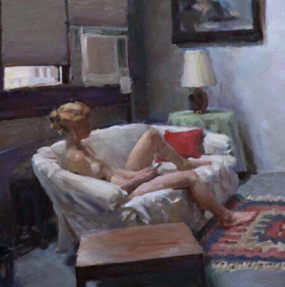 Max Ginsburg painting - Studio Corner