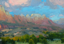 Featured Artwork: Bill Cramer presented by Zion National Park Plein Air