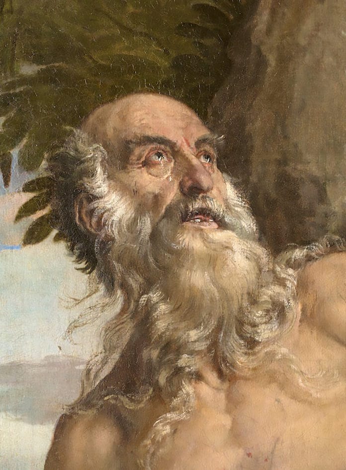 “St. Jerome in the Wilderness” (detail) by Paolo Veronese | Fine Art Connoisseur