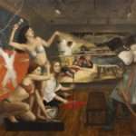 Artist Cesar Santos: Inspiration for “The Three Graces” Multi-figure oil painting by Cesar Santos