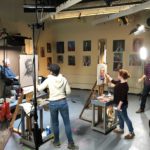 Thousands Watch: Three Artists, One Model Fine Art Portrait Paintings | Eric Rhoads, Studio Incamminati