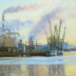 Paintings of the Disappearing Fishing Industry on the East Coast Fine art oil paintings, Kirk McBride - FineArtConnoisseur.com