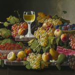 American Beauty and Bounty American art oil paintings