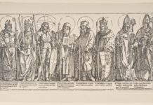 Throwback Thursday Art of the Week: The Patron Saints of Austria Drawing by Albrecht Dürer
