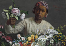 The Black Model From Mid-19th Century to Today Bazille, Young Woman with Peonies