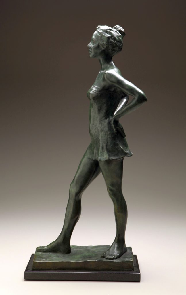 Realistic figurative sculpture