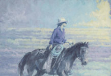 2019 Coors Western Art Exhibit & Sale Fine art sales - Terry Gardner oil painting