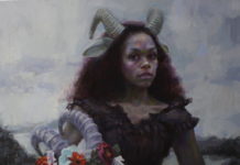It’s Not Always Acceptable Jennifer Balkan, “The Wild,” oil on aluminum panel, 30 x 30 in.