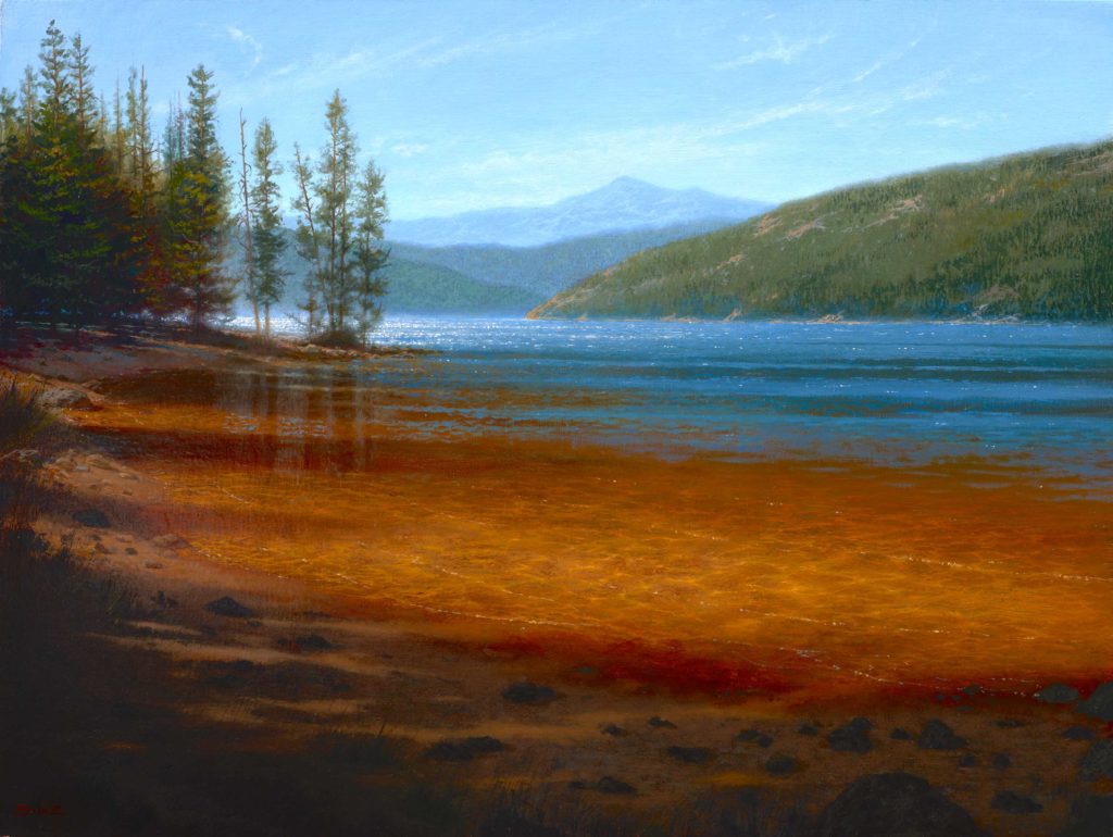 Ken Salaz, “Clearwater Sunrise,” oil, 18 x 24 in.