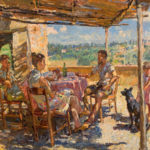 Annual Solo Show Featuring Works by Ben Fenske Ben Fenske, “Summer Afternoon,” 2016, oil on linen, 39.3 x 47.2 in.