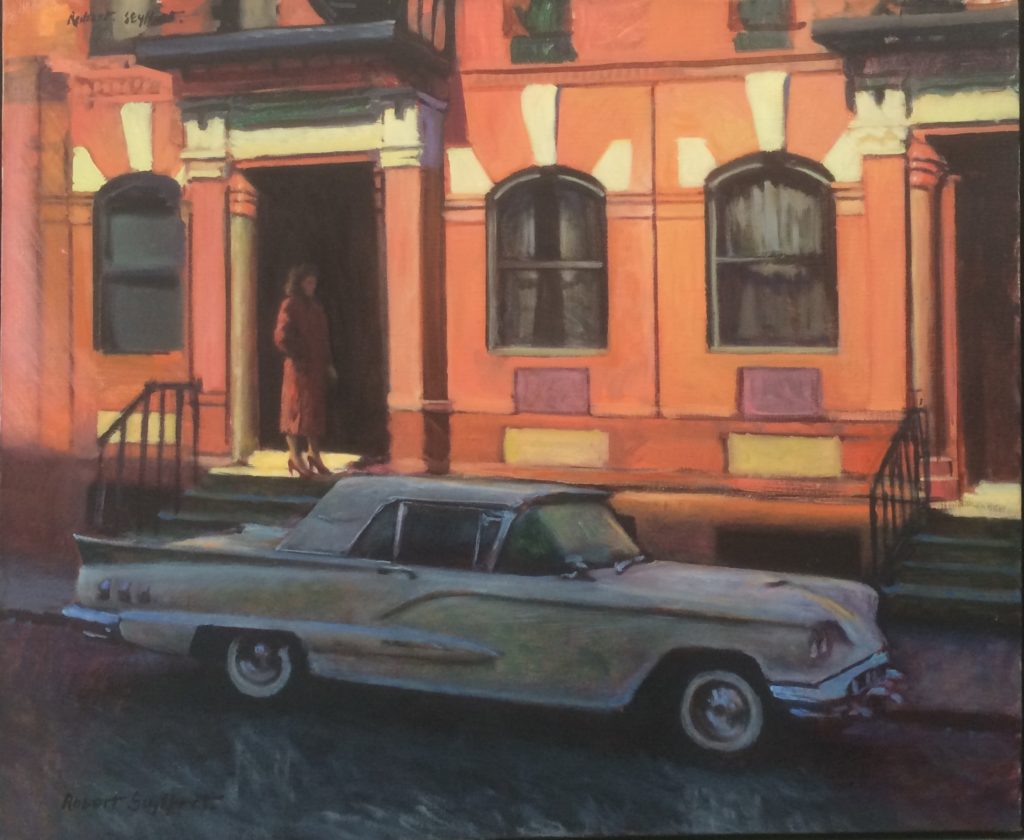 Robert Seyffert, “Model on East 10th Street,” oil on canvas, 25 x 30 in.