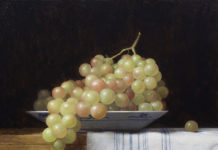 Conceptualizing Light Justin Wood, “Bowl of Grapes,” oil on panel, 11 x 14 in.