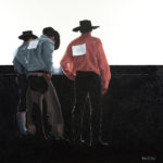 38th Annual Buffalo Bill Art Show & Sale Terry Cooke Hall, “Tail Lights,” oil, 48 x 48 in.