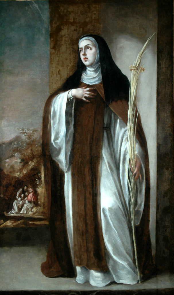 Juan deValdés Leal (Spanish, 1622–1690), "Saint Eustochium," 1656–57. Oil on canvas. The Bowes Museum, Barnard Castle, County Durham, UK; B.M.10.