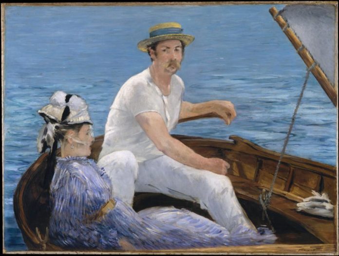 Manet paintings - Boating
