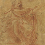 November 5 Auction: Old Master Drawings Ludovico Carracci drawing - “St. Luke”