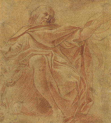 Ludovico Carracci drawing - “St. Luke”