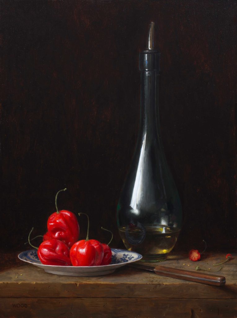Justin Wood, contemporary realist still life painting