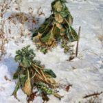Community Garden New Year’s Day: An Oil Painting PleinAir Salon winner - Beth Moran-Handzlik - FineArtConnoisseur.com