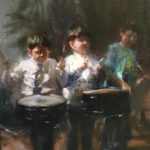 Winning Impressionist Paintings: 2020 AIS Impressions Small Works Impressionist paintings - Roseanne Cerbo_Rosanne Best of Show