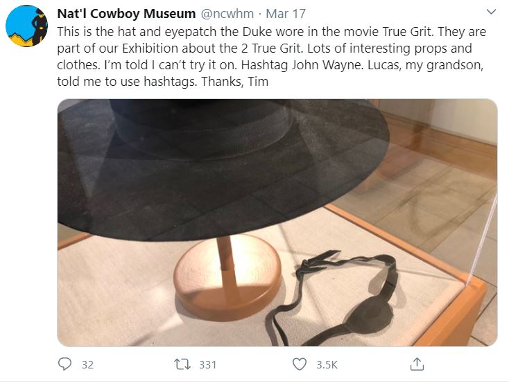 National Cowboy Museum Twitter