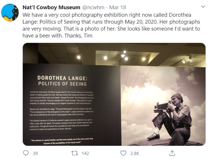 National Cowboy Museum Twitter