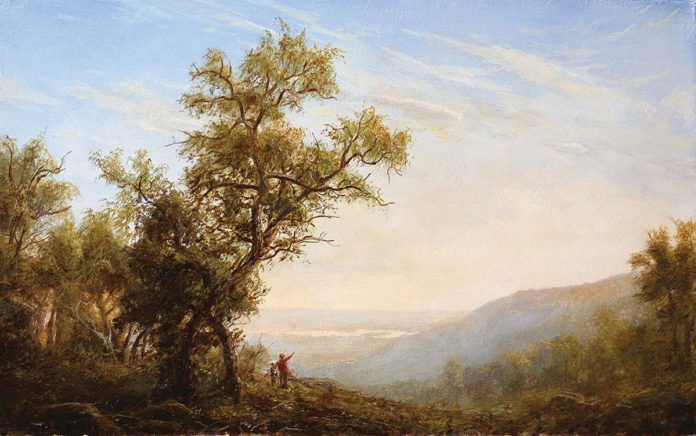 landscape painting how to Hudson River Erik Koeppel