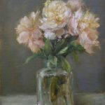 While We Were Still…Flowers Bloomed Still life oil paintings