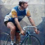 Burton Silverman: Thoughtful Portraits Burton Silverman, "Before the Race, Oil on Canvas, 22 x 16 inches