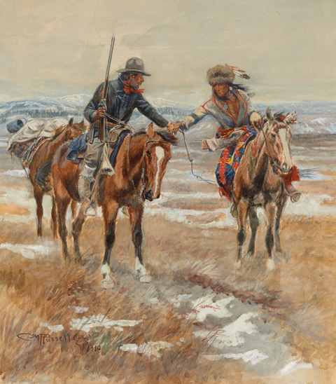 Western art cowboy paintings